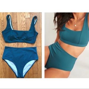 Old Navy Swim Set (Top and High Waisted Bottoms)